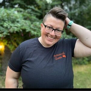 Autumnal Queer Embroidered Tee